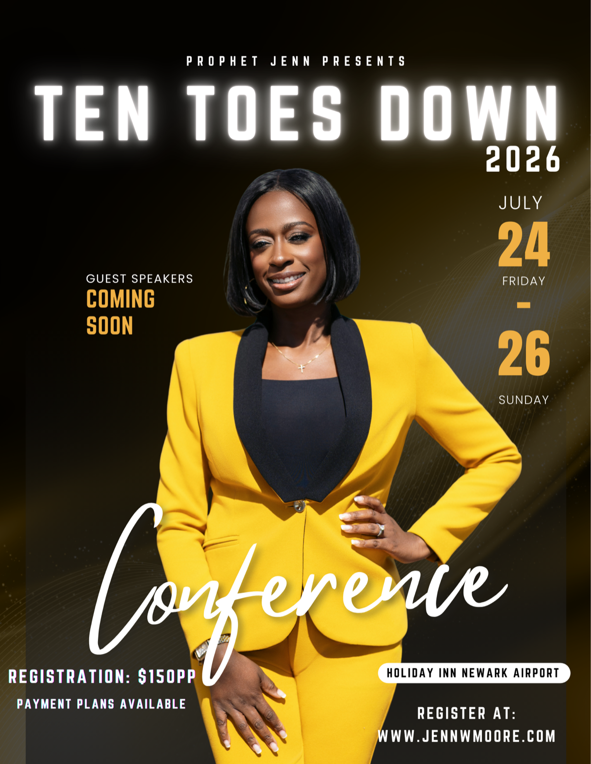 Ten Toes Down Conference 2026, July 24-26 in Newark NJ